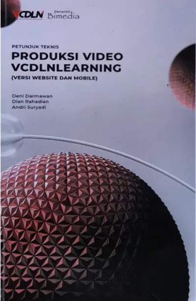 Sampul buku Petunjuk Teknis Produksi Video VCDLN Learning